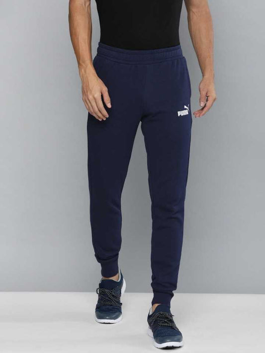 Solid Men Blue Track Pants-847617 06