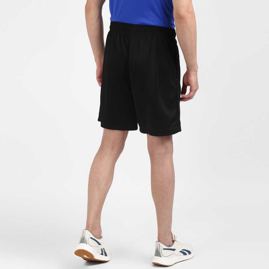 Solid Men Black Gym Shorts-Gq8658