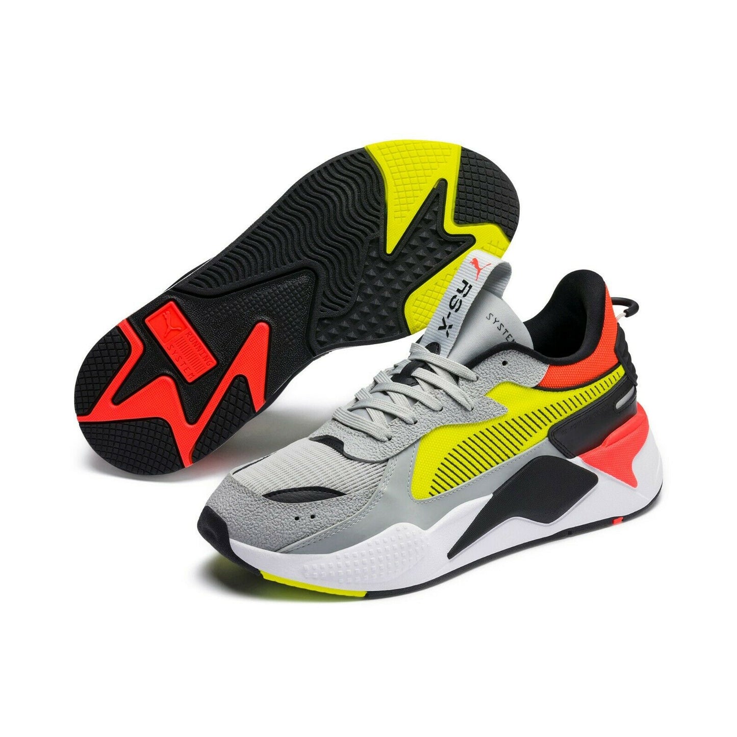 RS-X Hard Drive High Rise/Yellow Alert Sneakers Running Shoes -36981801