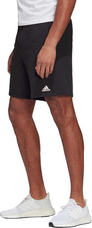 Solid Men Black Sports Shorts-Fi6134
