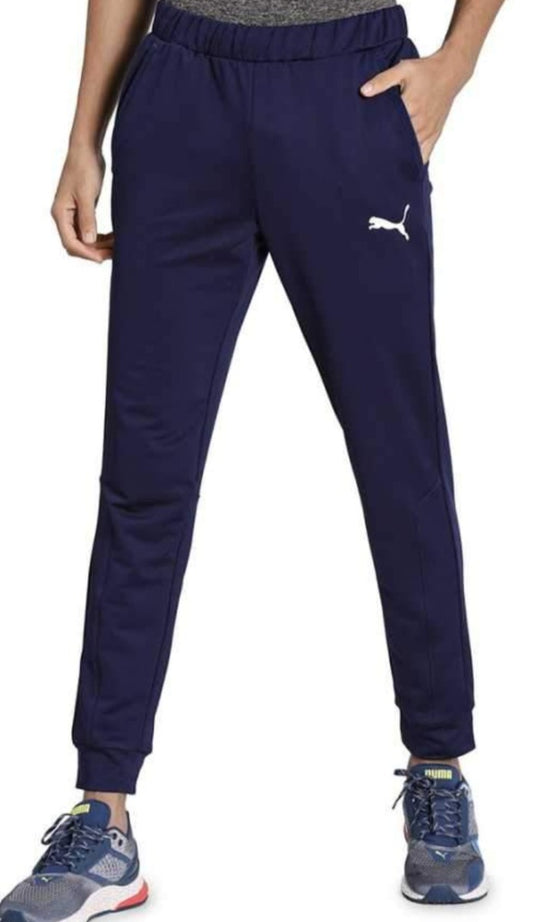 Printed Men Blue Track Pants-58151206