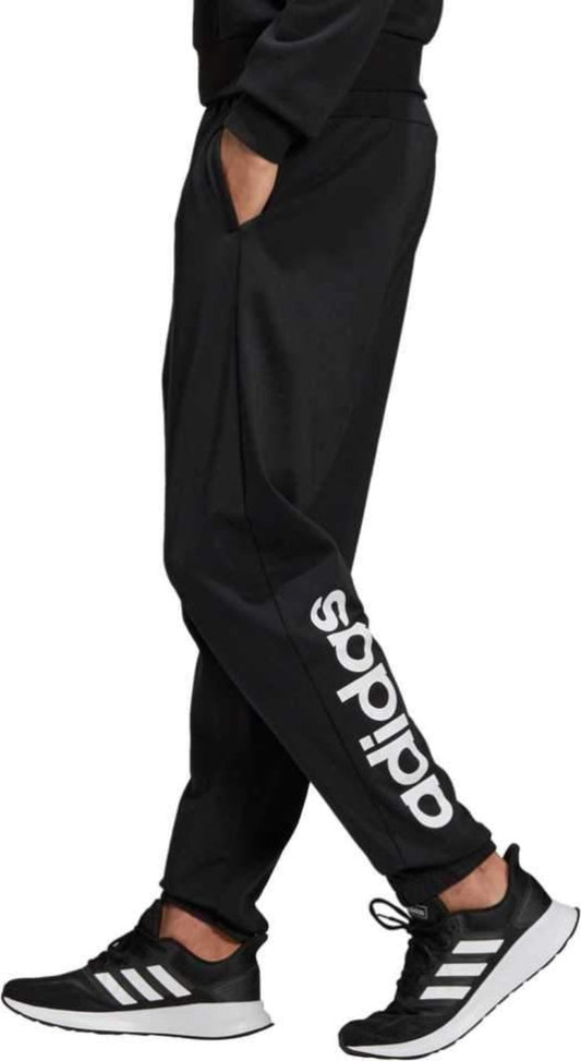 Solid Men Black Track Pants-Dq3082