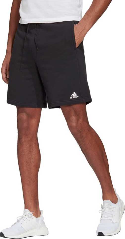 Solid Men Black Sports Shorts-Fi6134